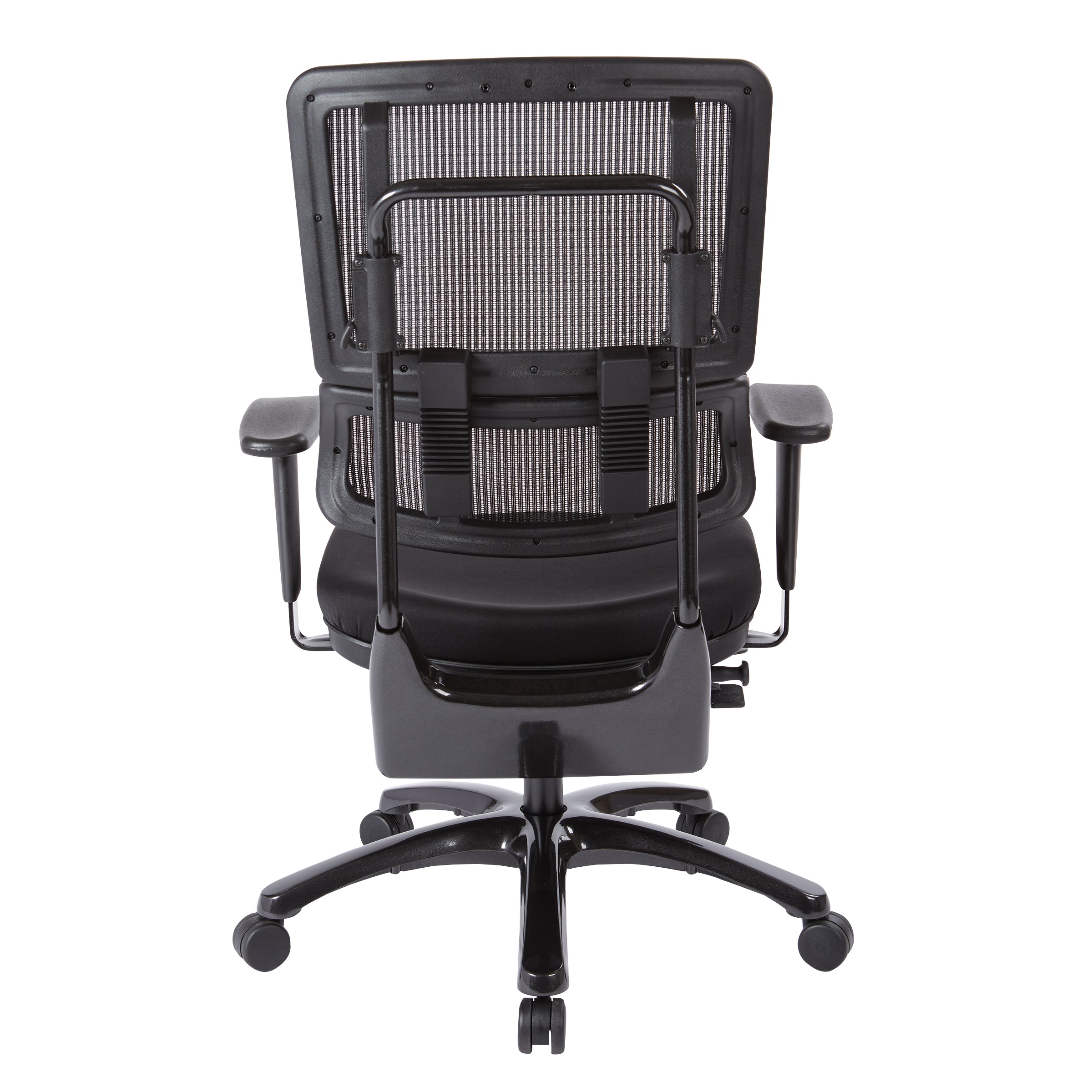 Vertical Black Mesh Back Chair with